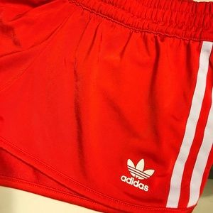 Red Adidas Shorts